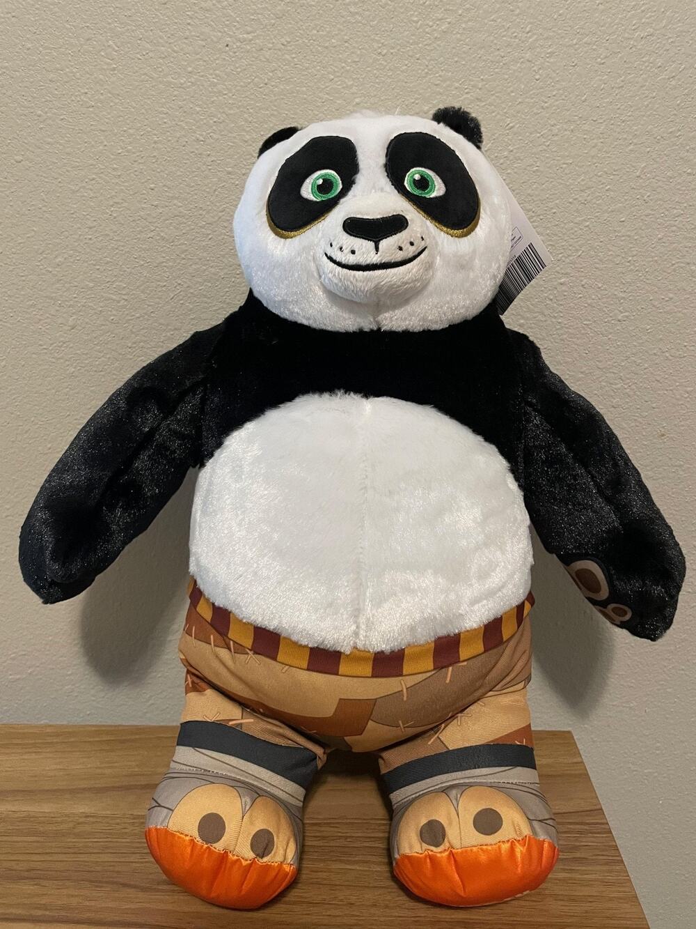 Build-A-Bear Kung Fu Panda 4 Po Plush Stuffed Animal Medium White Soft Washable